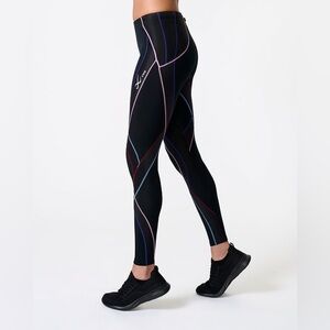 CW-X Colorful Patterned Black Leggings